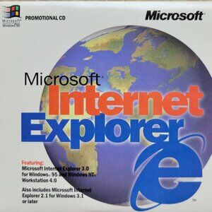 Vintage CD - Microsoft Internet Explorer, Version 3.0